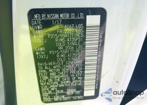 2017 Nissan Juke Sv из США, поврежденный, VIN JN8AF5MV7HT754145